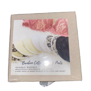 NatureBond Reusable Lace Bamboo Organic Cotton Nursing Pads 5 Sets Washable